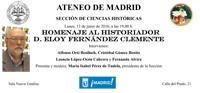 Homenaje al Historiador D. Eloy Fernández Clemente