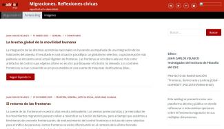 Migraciones. Reflexiones cívicas