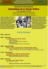 Seminario Internacional "Actualidad de la Teoría Crítica"