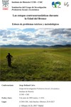 Seminarios del Grupo de Investigación Prehistoria Social y Económica: "Las estepas centroeuroasiáticas durante la Edad del Bronce. Esbozo de problemas teóricos y metodológicos"