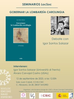 Seminarios LocSoc: "Gobernar la Lombardía carolingia"