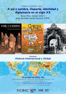 Seminario de Historia Internacional y Global: Presentación del libro "A sol y sombra. Deporte, identidad y diplomacia en el siglo XX"