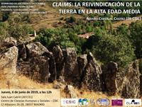 Seminario CLAIMS: "La reivindicación de la tierra en la Alta Edad Media"