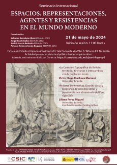 Seminario «Espacios, representaciones, agentes y resistencias en el mundo moderno»