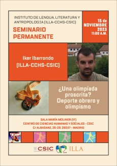 Seminario permanente del ILLA: "¿Una olimpíada  proscrita? Deporte obrero y  olimpismo"