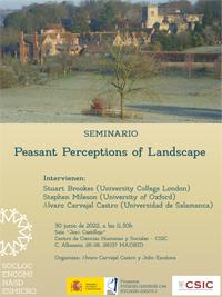Seminario "Peasant Perceptions of Landscape"