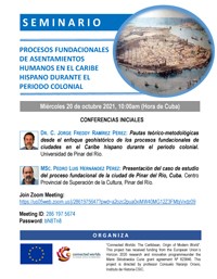 Seminario "Procesos fundacionales de asentamientos humanos en el caribe hispano durante el periodo colonial"