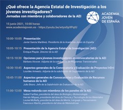 Webinar "¿Qué ofrece la Agencia Estatal de Investigación a los jóvenes investigadores?"